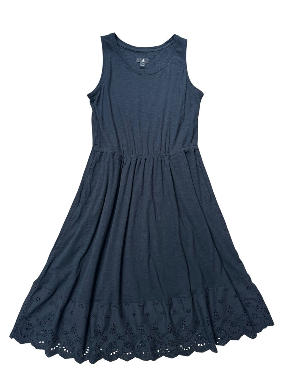 J Jason Wu Cotton Eyelet Tank Midi Dress size MP